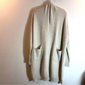 NAIF Elegant Cream Cowl Neck Sweater